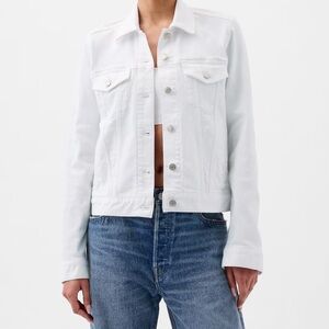 Gap Icon White Denim Jacket